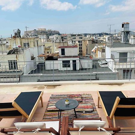 200Mbps Wifi - Penthouse With Acropolis View Leilighet Athen Eksteriør bilde