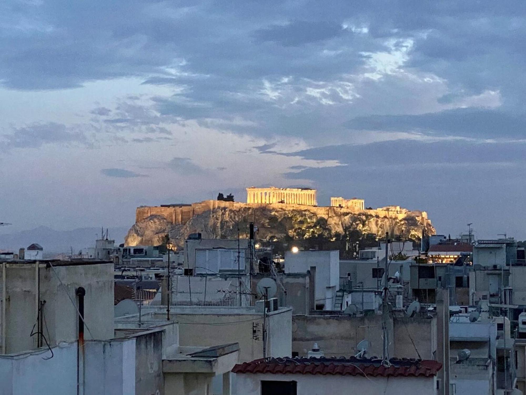 200Mbps Wifi - Penthouse With Acropolis View Leilighet Athen Eksteriør bilde